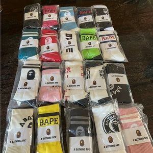 Bape socks random colors